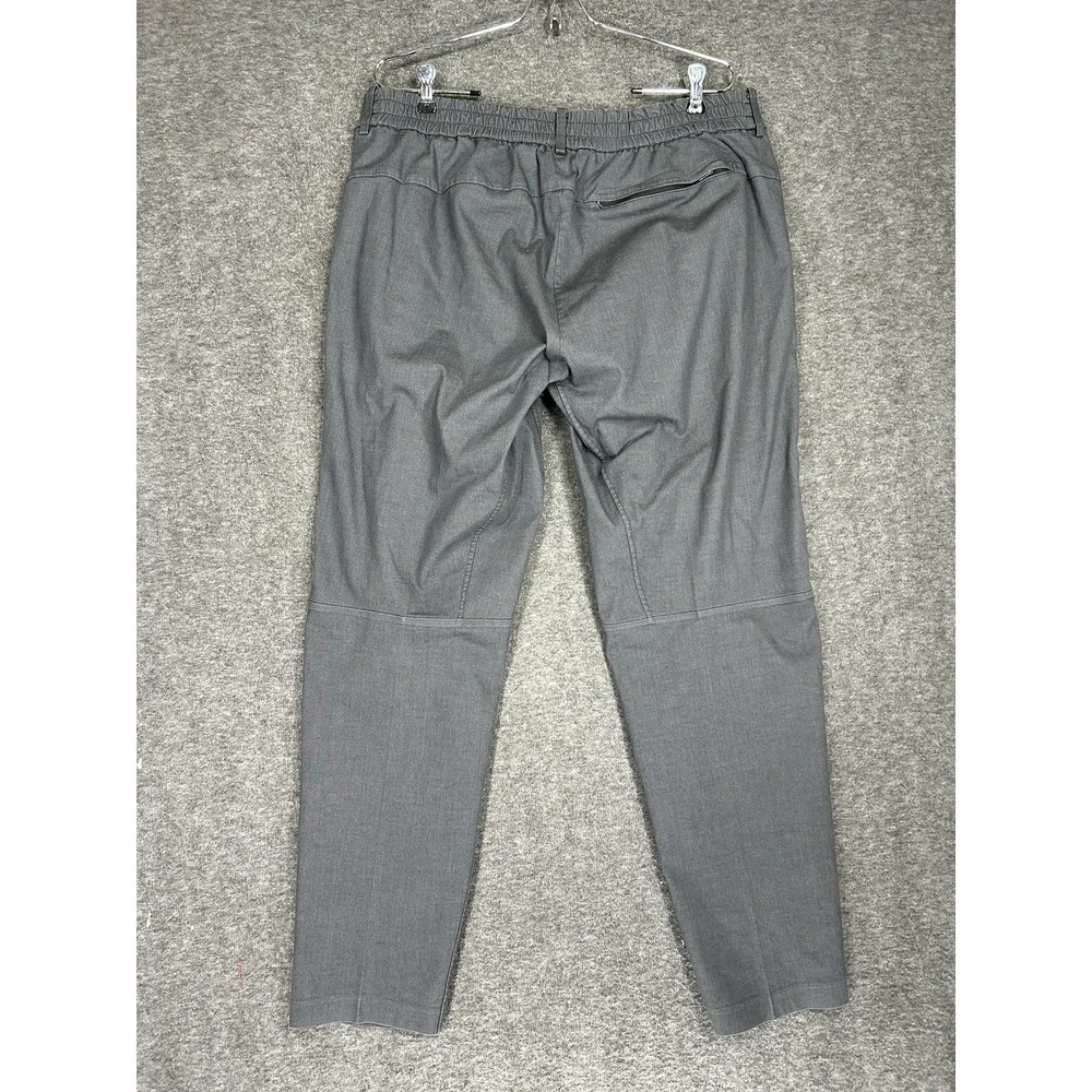Lululemon Shadow Lite Pant Mens 38x30 Gray Oxford Trouser Stretch Chino